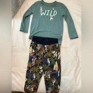 Little Sleepies Where The Wild Things Are Tee and Jogger Set